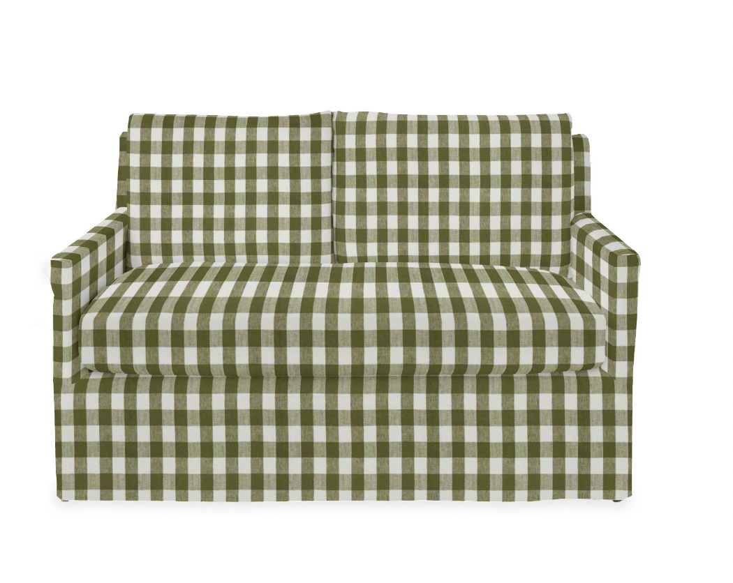 gingham sofa