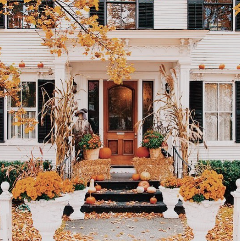 Cute Front Porch Decor Ideas For Fall | domino
