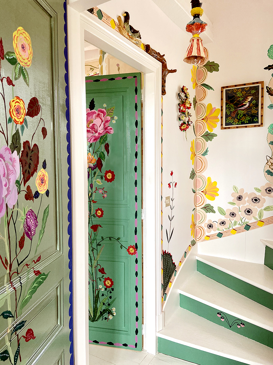 French Artist Nathalie Lete Is Painting Her Home Full of Flowers