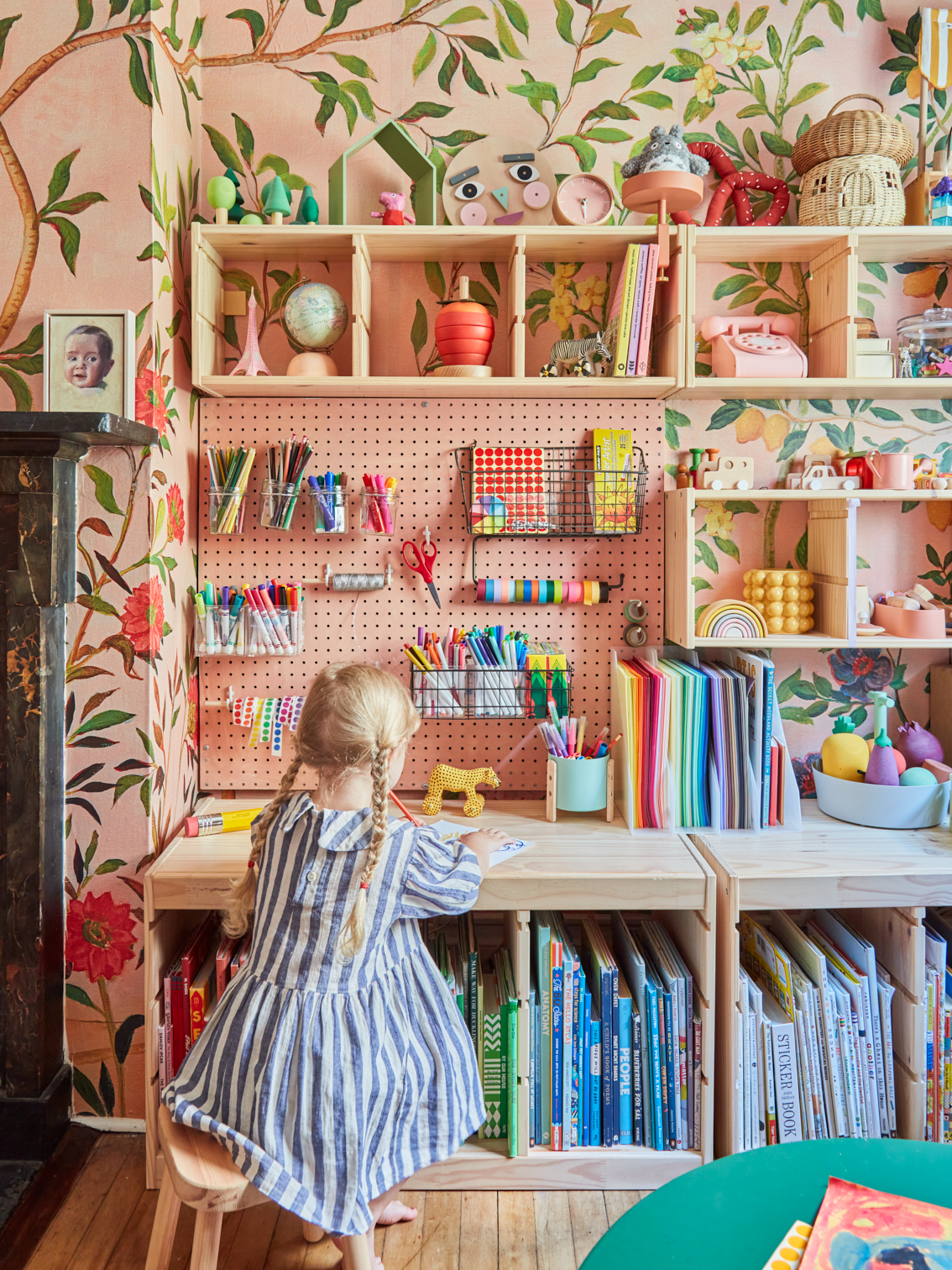 IKEA Storage Doubles as a Paint Easel in Jordan Ferney's Apartment