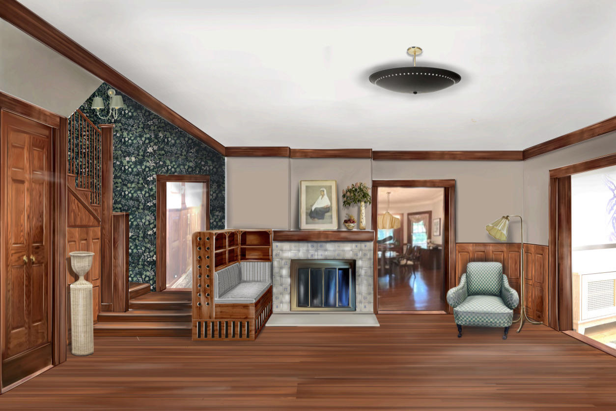 rendering of foyer
