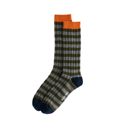  Alex Mill Cashmere Stripe Socks