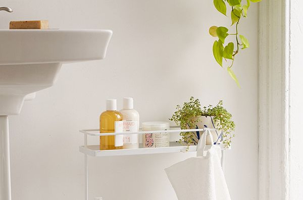 bathroom organizer stand