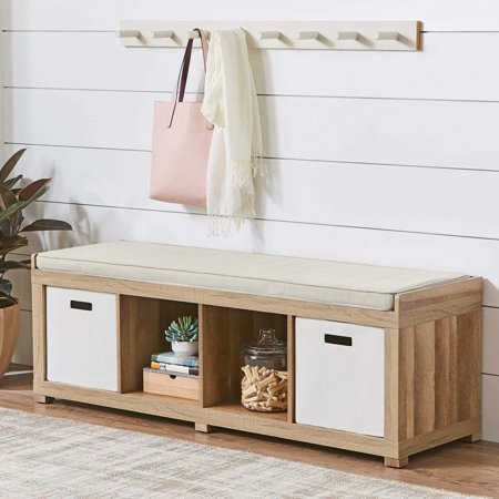 4-Cube Organizer Bench