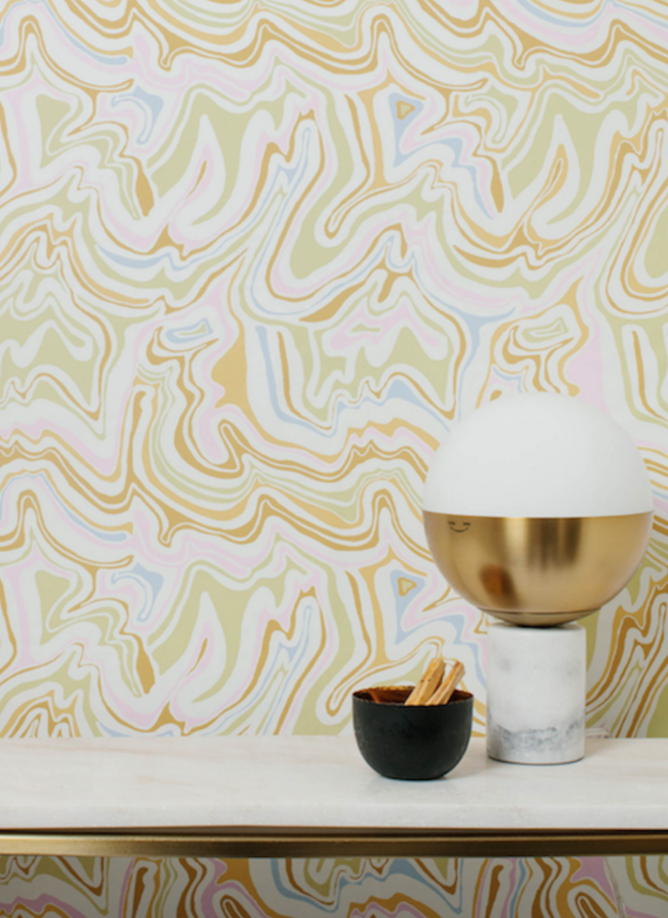 marbleized wallpaper