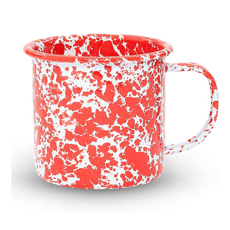  Crow Canyon 12-Ounce Enamelware Mug in Splatter