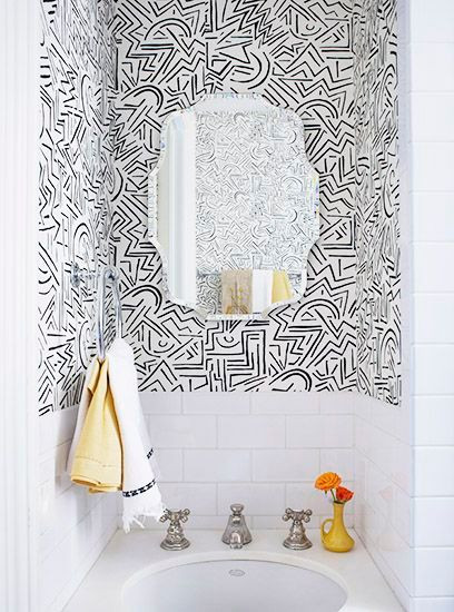 Black and White Bathroom