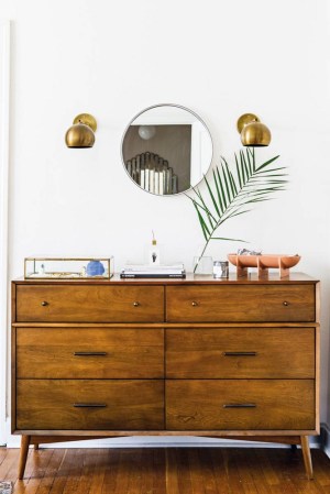 Brown and White and Wood Entryway