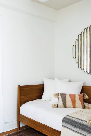 White and Wood Bedroom