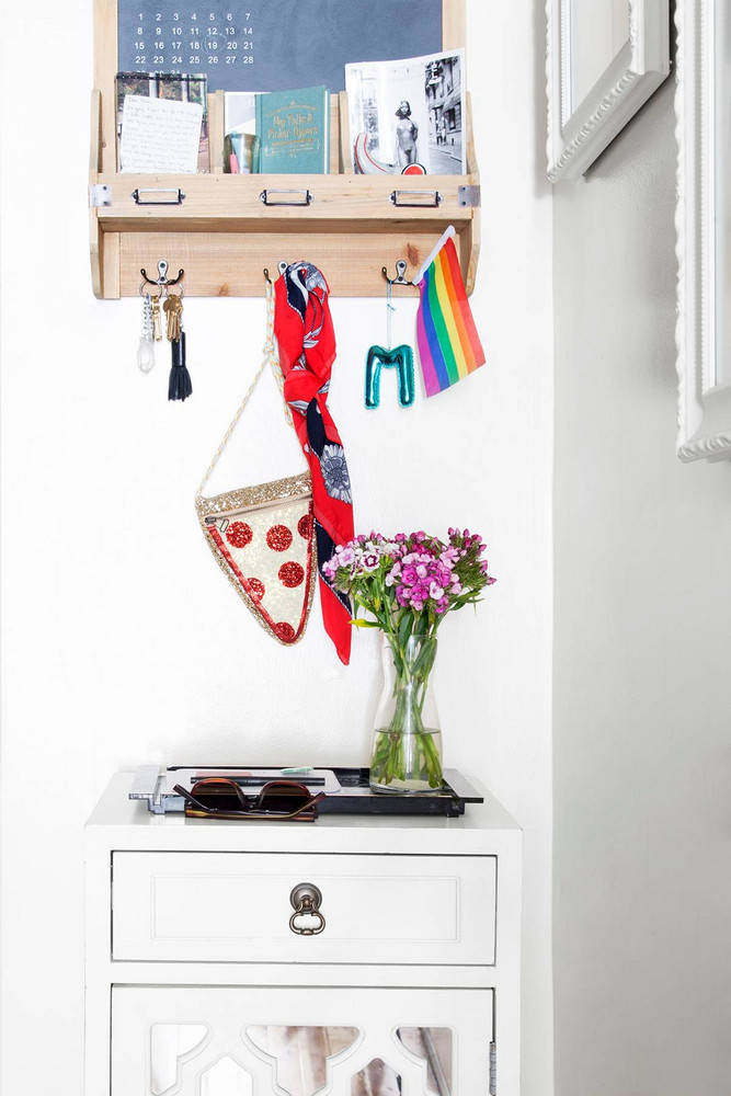 White and Wood Entryway