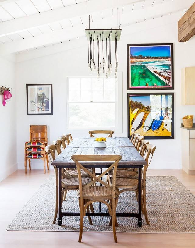 The Modern Dining Room For The Fashionable Girl Taupe and White and Wood Dining room