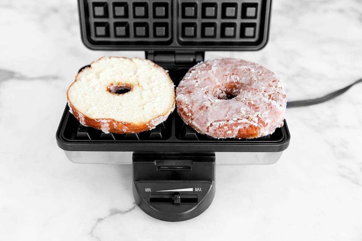 Frankensmore Donuts in Waffle Maker