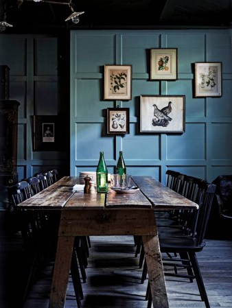 Blue Dining room