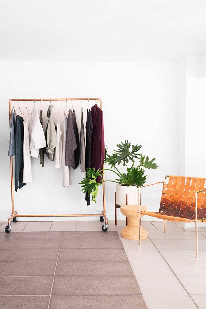 lou and grey nyc store clothing rack