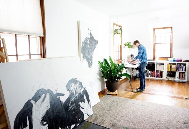 At Home With Minted Artist Derek Overfield