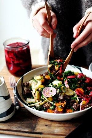 Sarah Britton’s Winter Rainbow Panzanella- My New Roots