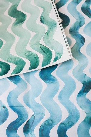 Rebecca Atwood Spring 2017 Collection: Wave Print