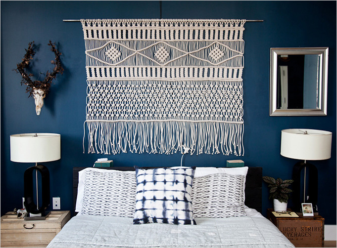 Bedroom Color Tricks For Falling Asleep Faster: boho dream