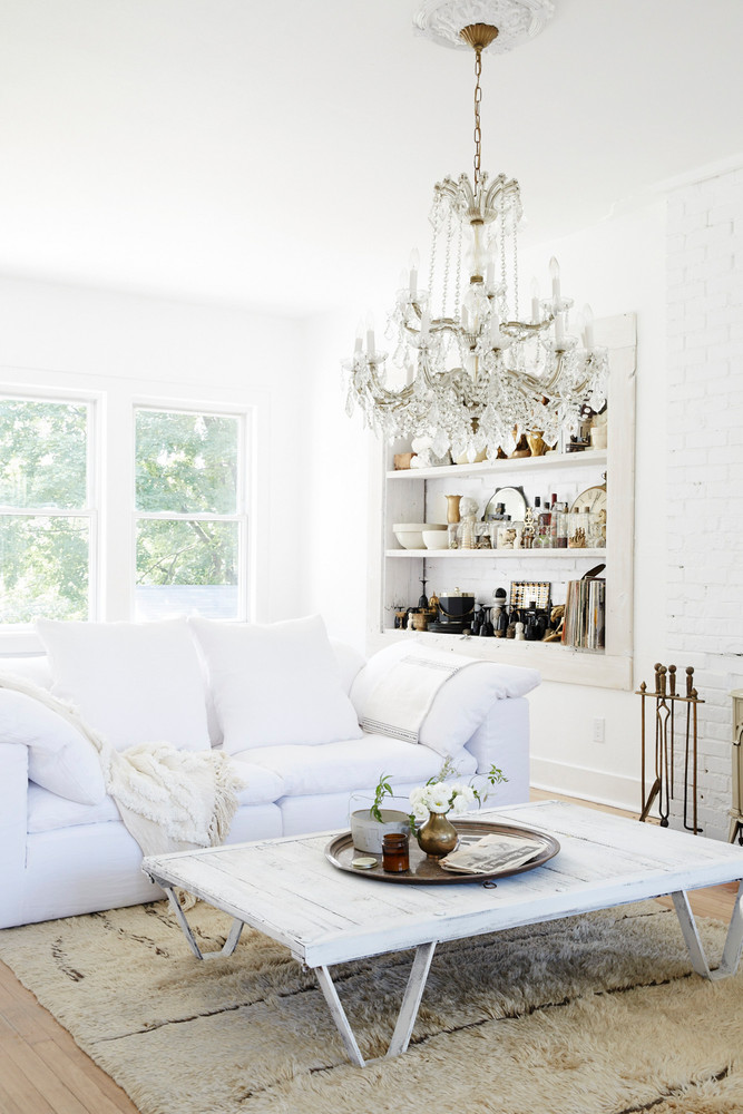 Bronze and White Living room