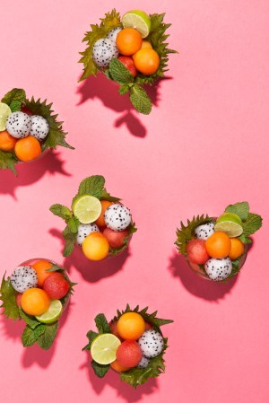 The Most Elegant Fruit Cups You'll Ever See: Melon Fruit Ball Cups