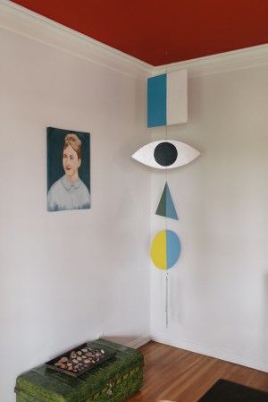 Inside Nancy Steiner's LA Home- quirky sculpture