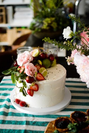 diy bohemian wedding ideas cake