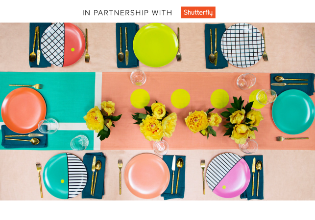 Throw the Party of the Summer With Colorful Tableware You Can Customize in Just a Few Clicks