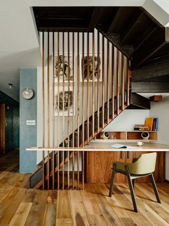 brooklyn apartment custom desk