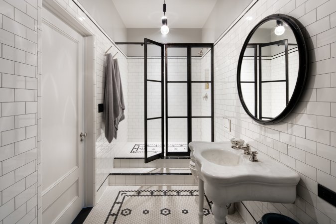 meg ryan new york home master bathroom