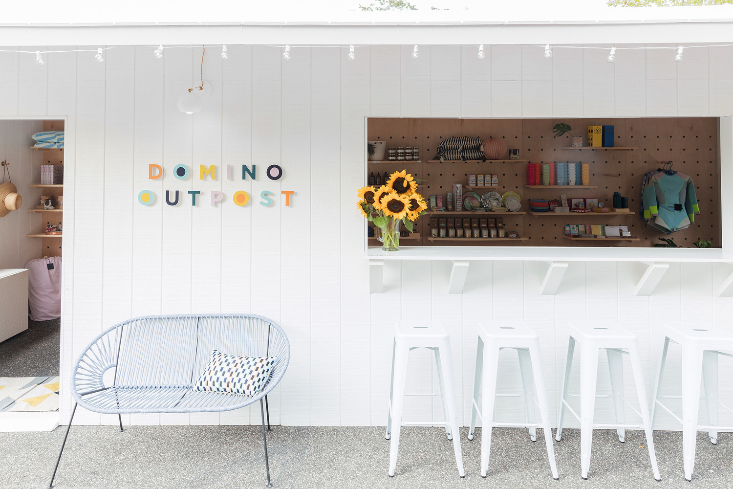 domino hamptons pop-up