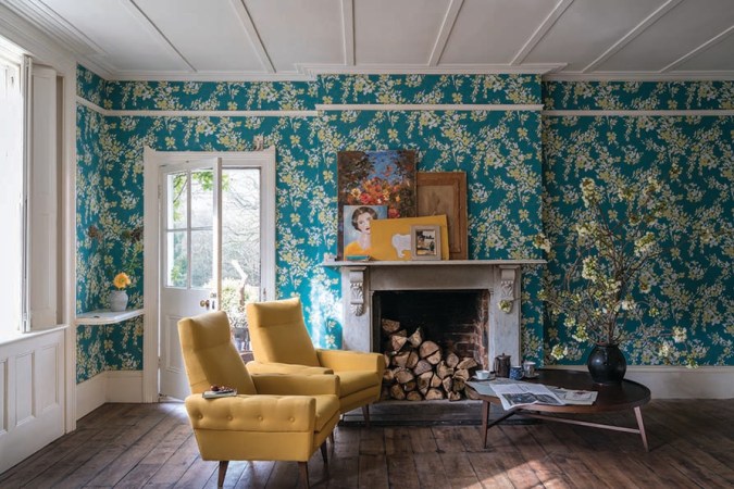 Farrow & Ball’s New Wallpaper Line is All About Modern Florals