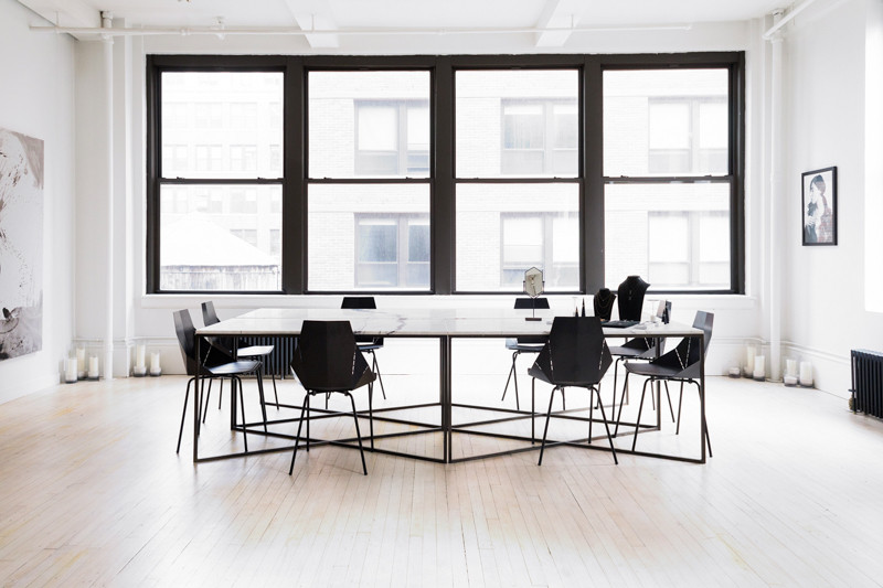 The Fully Black and White Office Space That Defines Monochromatic Goals