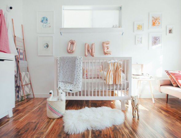 We’re Swooning Over This Whitewashed Nursery Filled with Color