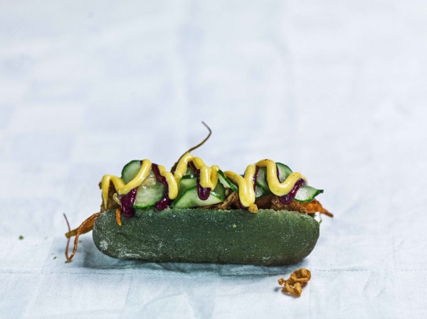 green plant hotdog