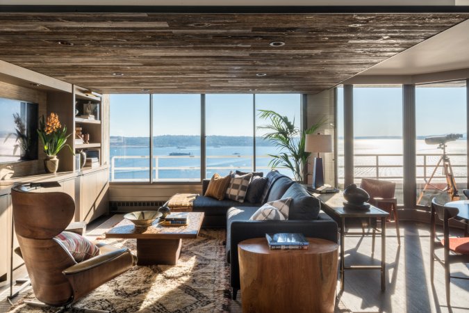 Tour a Seattle Bachelor Pad Where the View Steals the Show