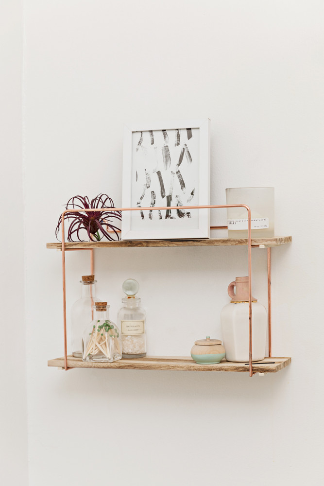 tiny bathroom shelving unit