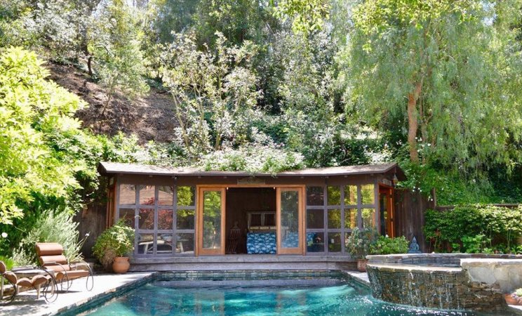 Lucy Liu’s Modern LA Craftsman Masters Indoor-Outdoor Zen