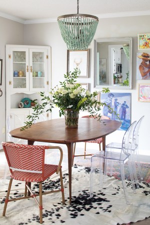 Small Town Charm Meets Cool-Girl Color In This Artist’s Abode