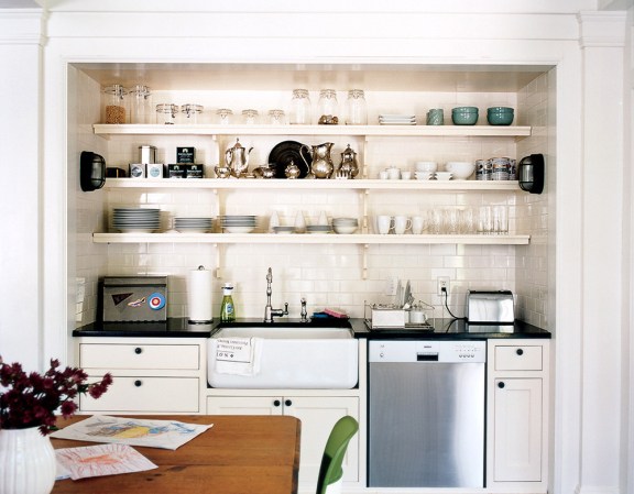 how to make open shelving work for you