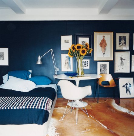 decorating with blue