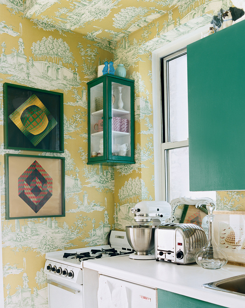 Green and Yellow Kitchen