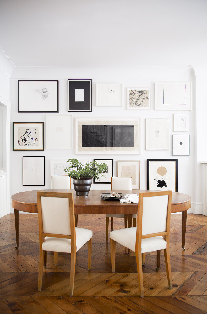 West Village Townhouse Alison Cayne Brown Dining room