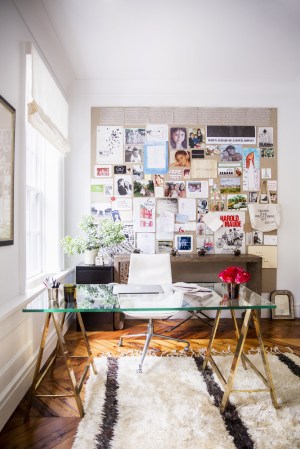 West Village Townhouse Alison Cayne White Office