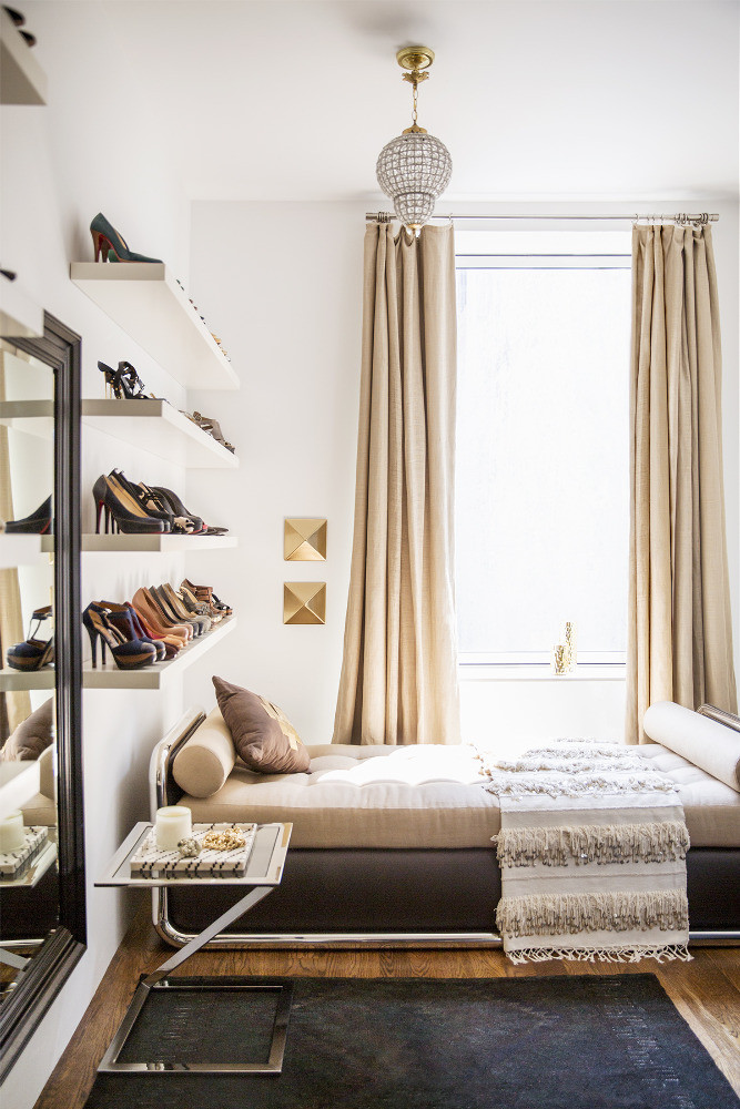 Taupe and White Bedroom