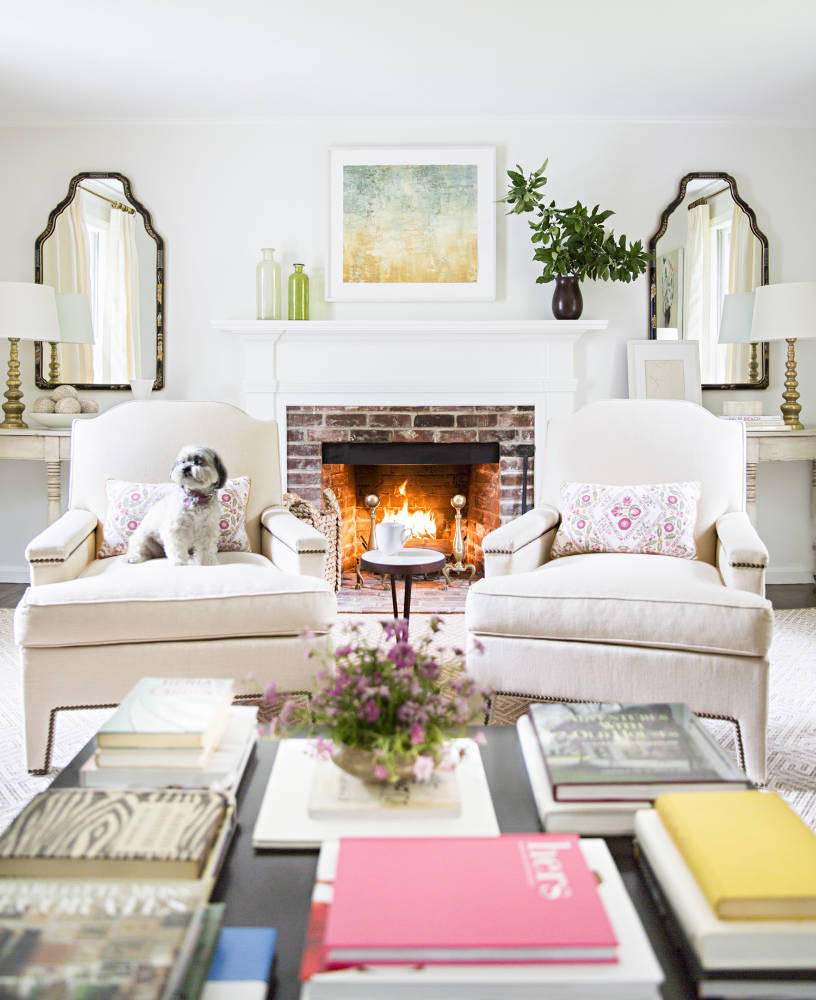 White Living room