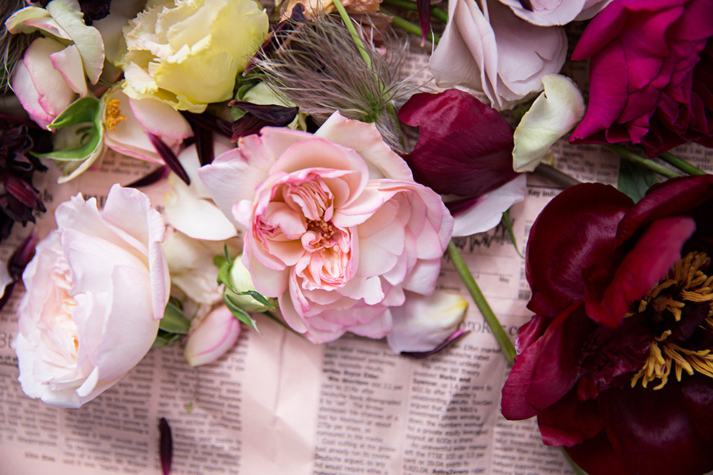 Pink and White Flowers