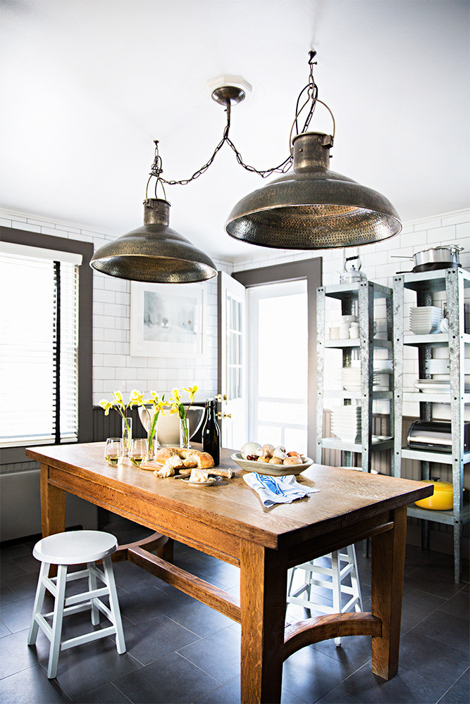 White and Wood Kitchen