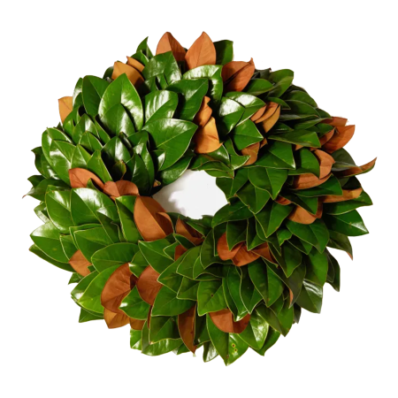  Midnight Magnolia leaves wreath