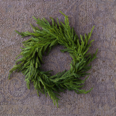  Faux Cryptomeria Wreath