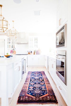 Bohemian Decor White Kitchen